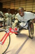International Paralympian Uses Carbon-Fiber Wheels