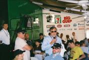 Milwaukee Speedway president Andy Randall addresses our guests during lunch.