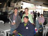 Photo op with Alex Lloyd in the Andretti Green hospitality tent