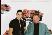 Sam & Indycar driver Danica Patrick