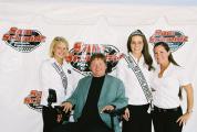 Sam with Indy 500 princesses