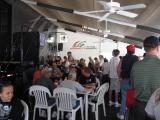 in the Andretti Green tent